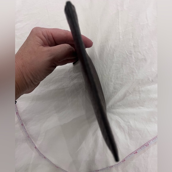 Barney’s NY Reptile Embossed Zipper Pouch Cluch - Picture 6 of 7